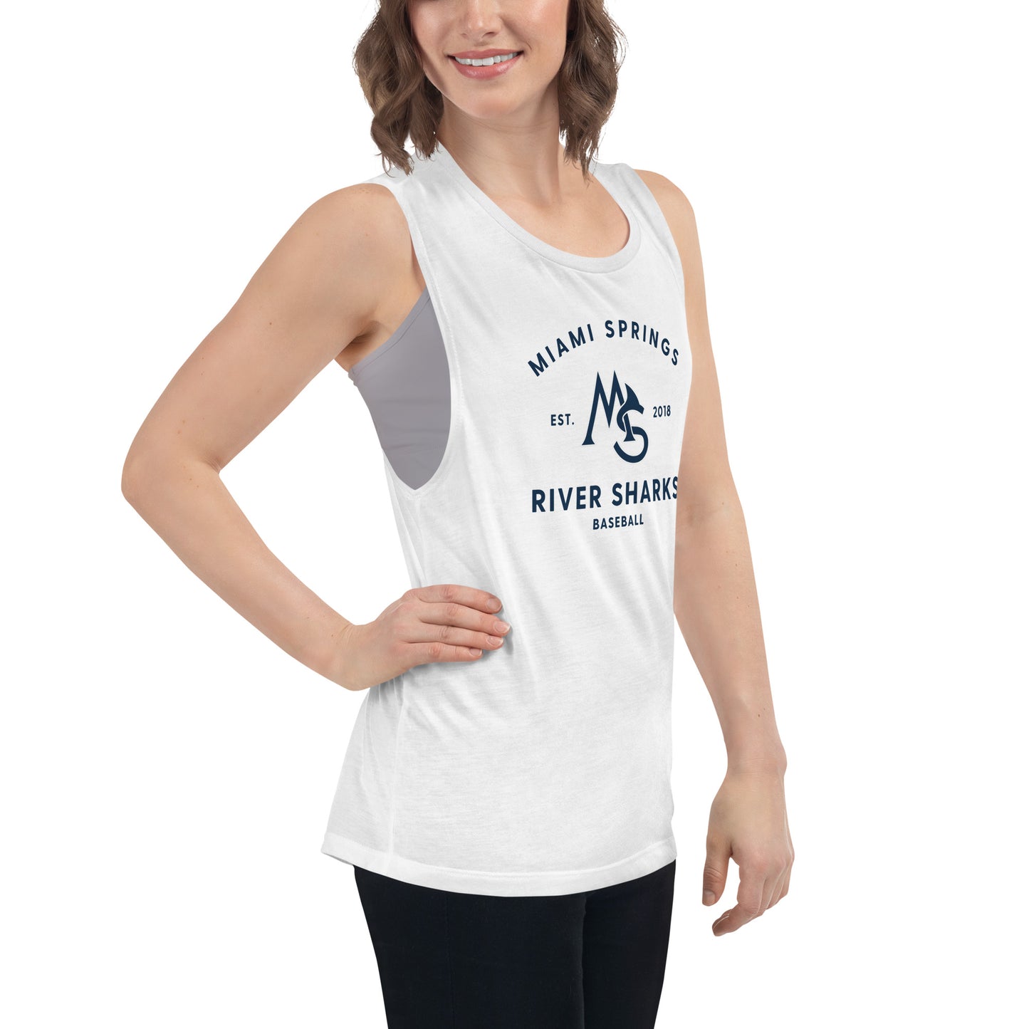 River Sharks Miami Springs Women's Muscle Tank