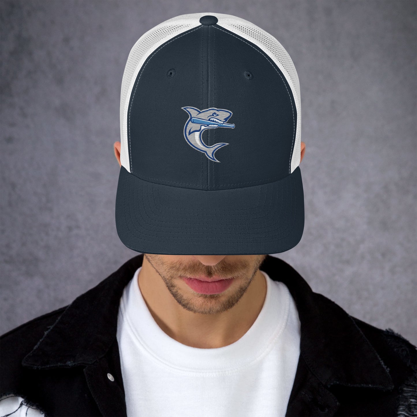 River Sharks Logo Trucker Hat - Snapback