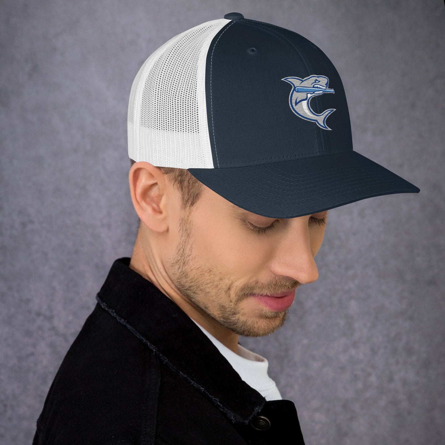 River Sharks Logo Trucker Hat - Snapback