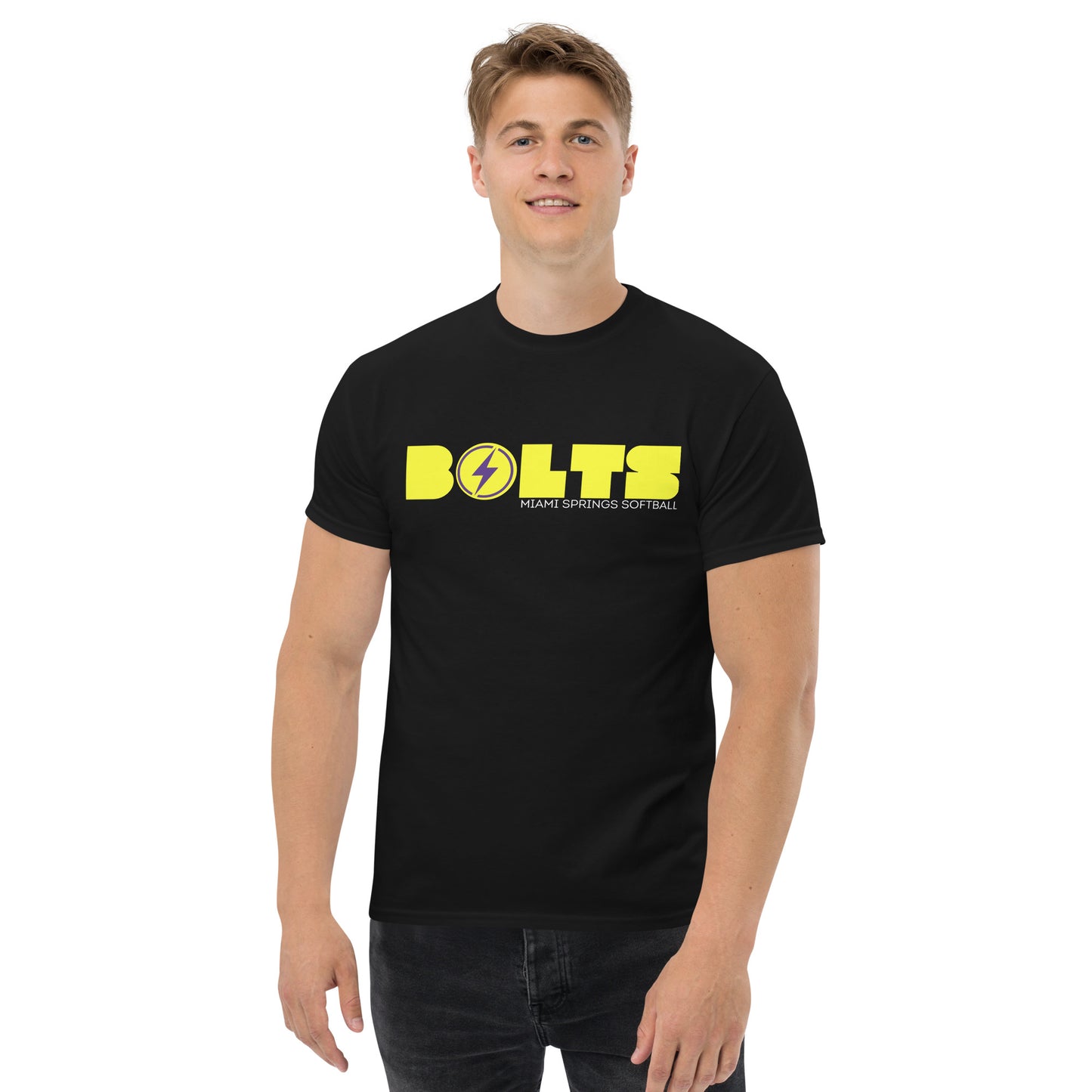 Bolts Bold Unisex Crew Neck T-Shirt