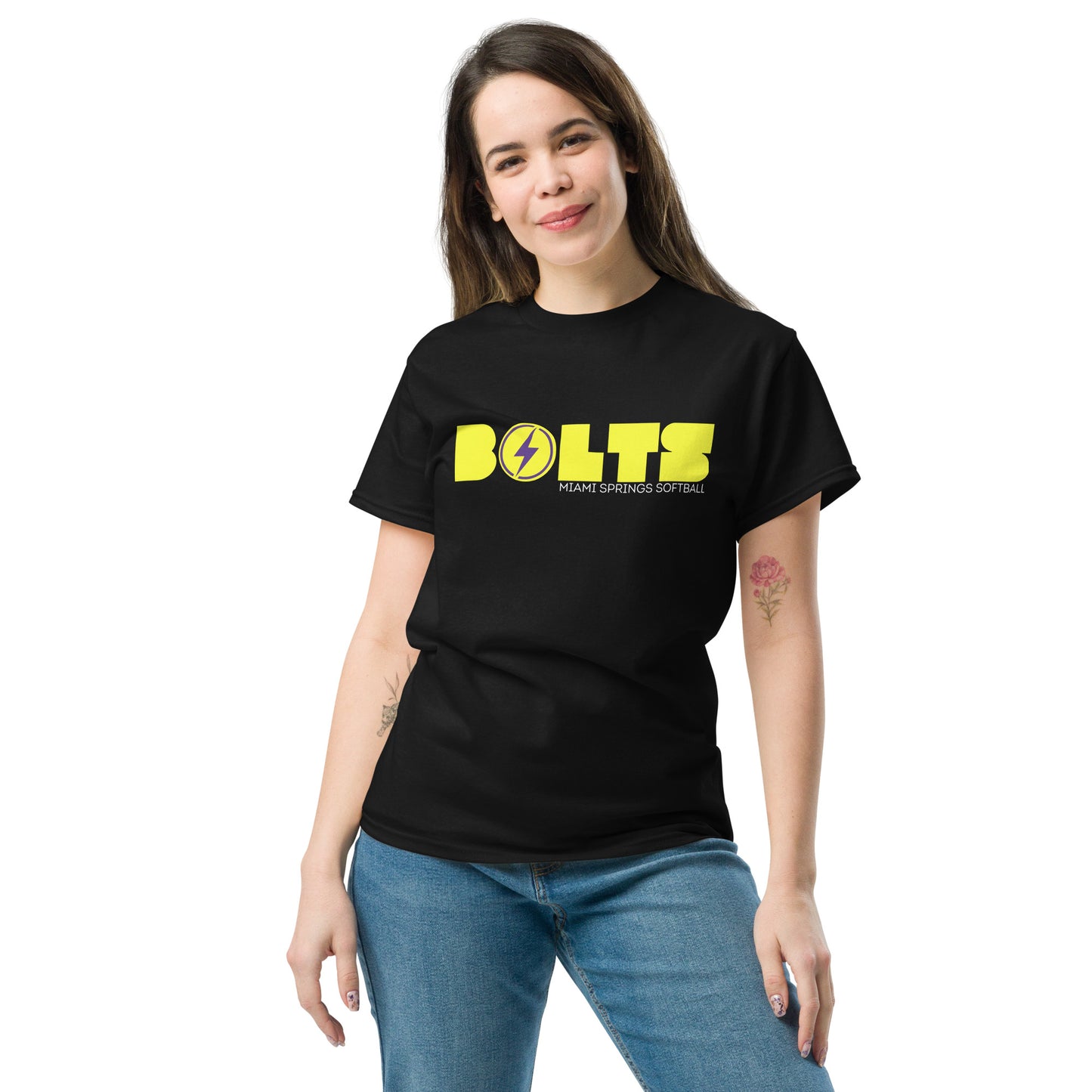 Bolts Bold Unisex Crew Neck T-Shirt