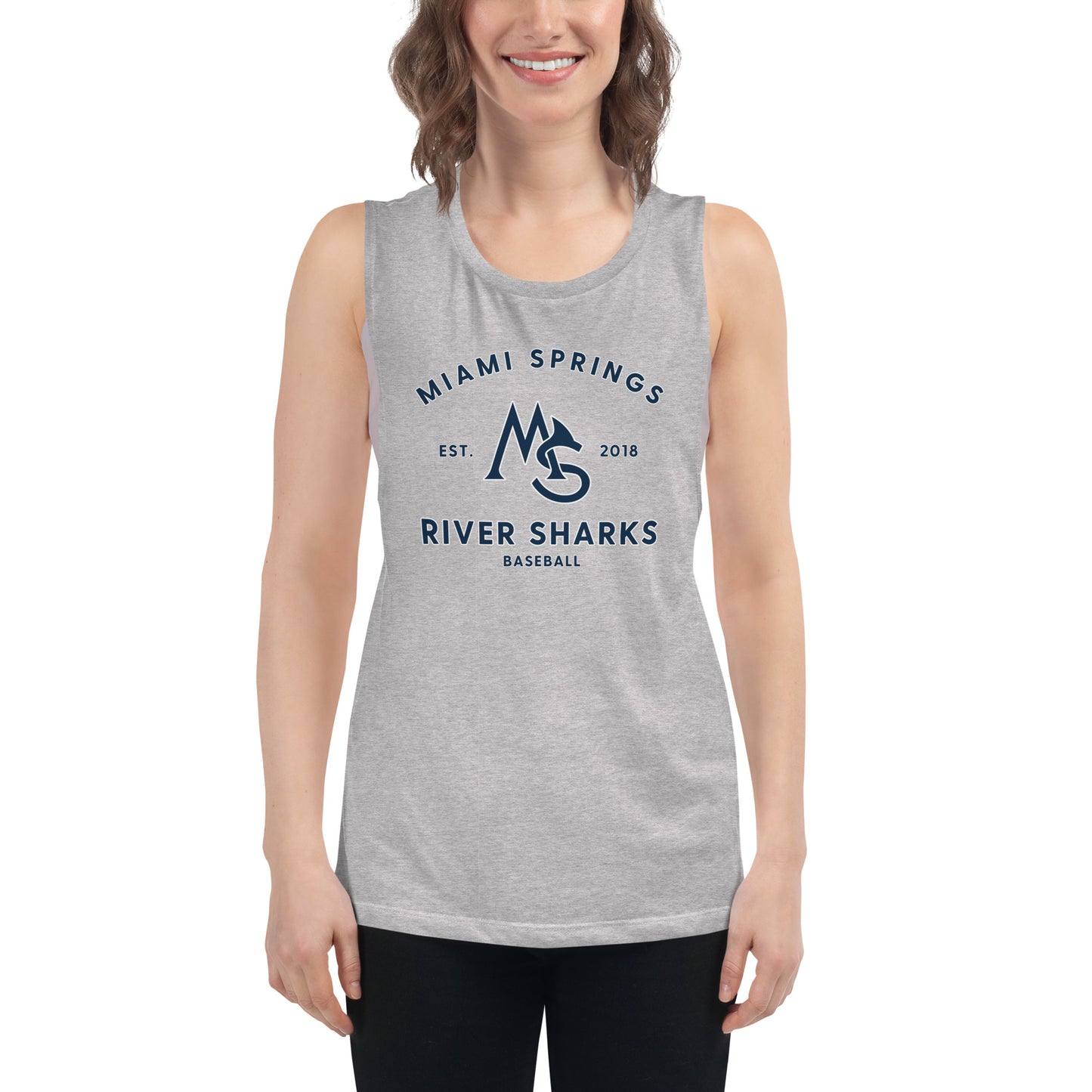 River Sharks Miami Springs Women's Muscle Tank