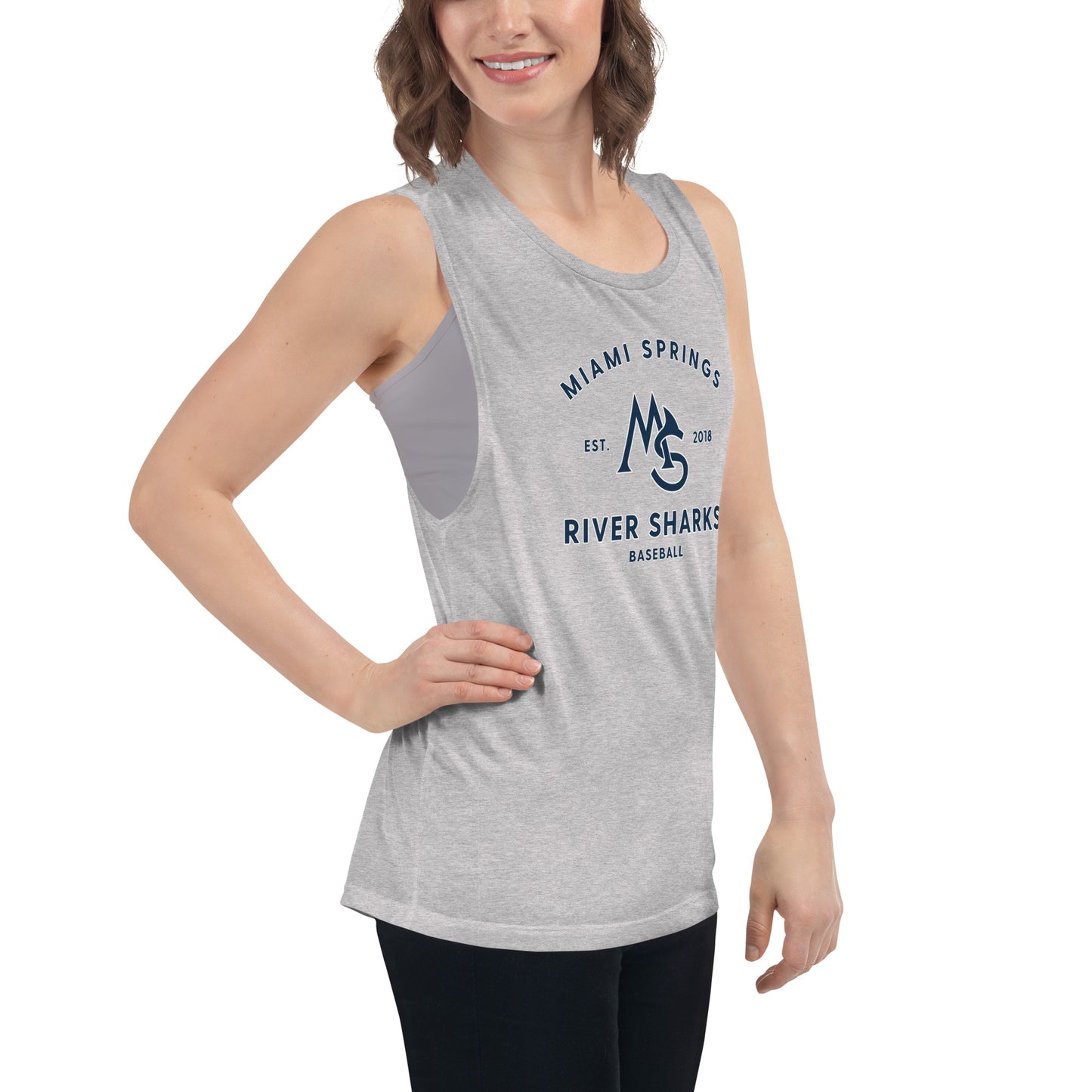 River Sharks Miami Springs Women's Muscle Tank