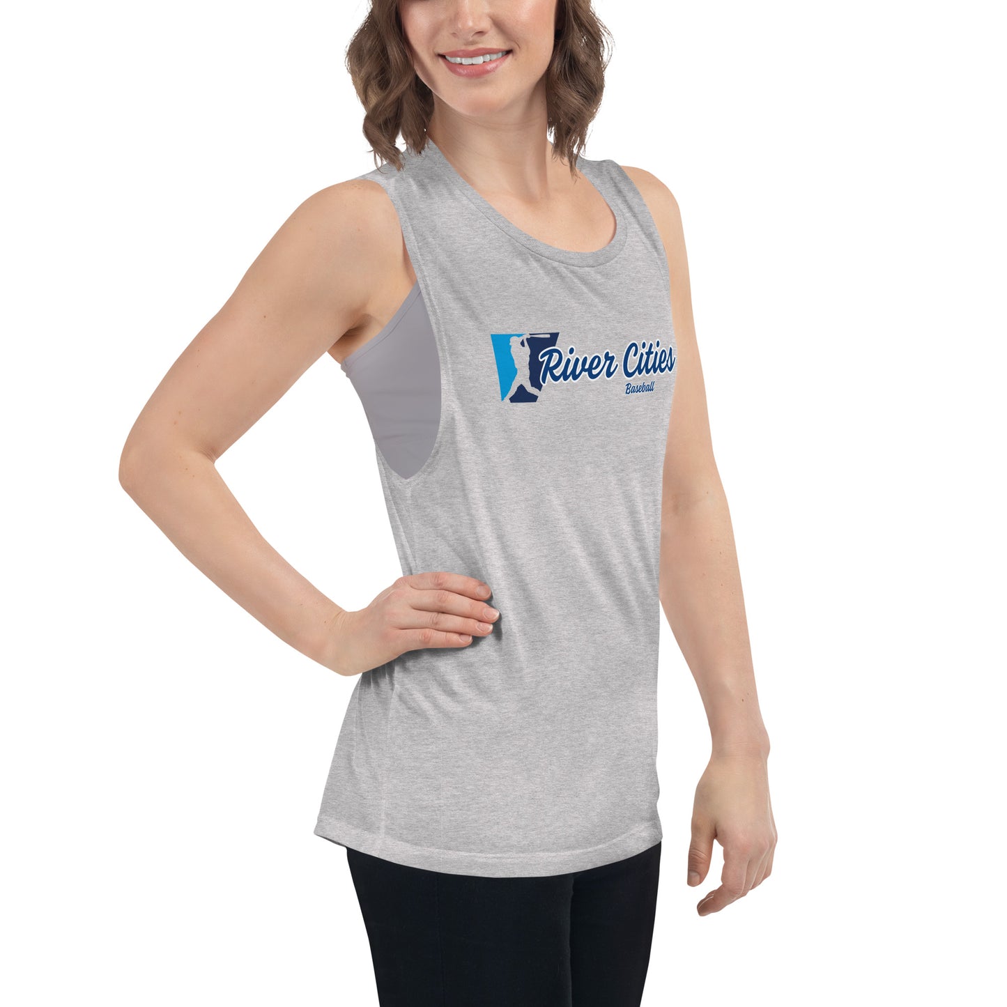 River Cities Script Women's Muscle Tank