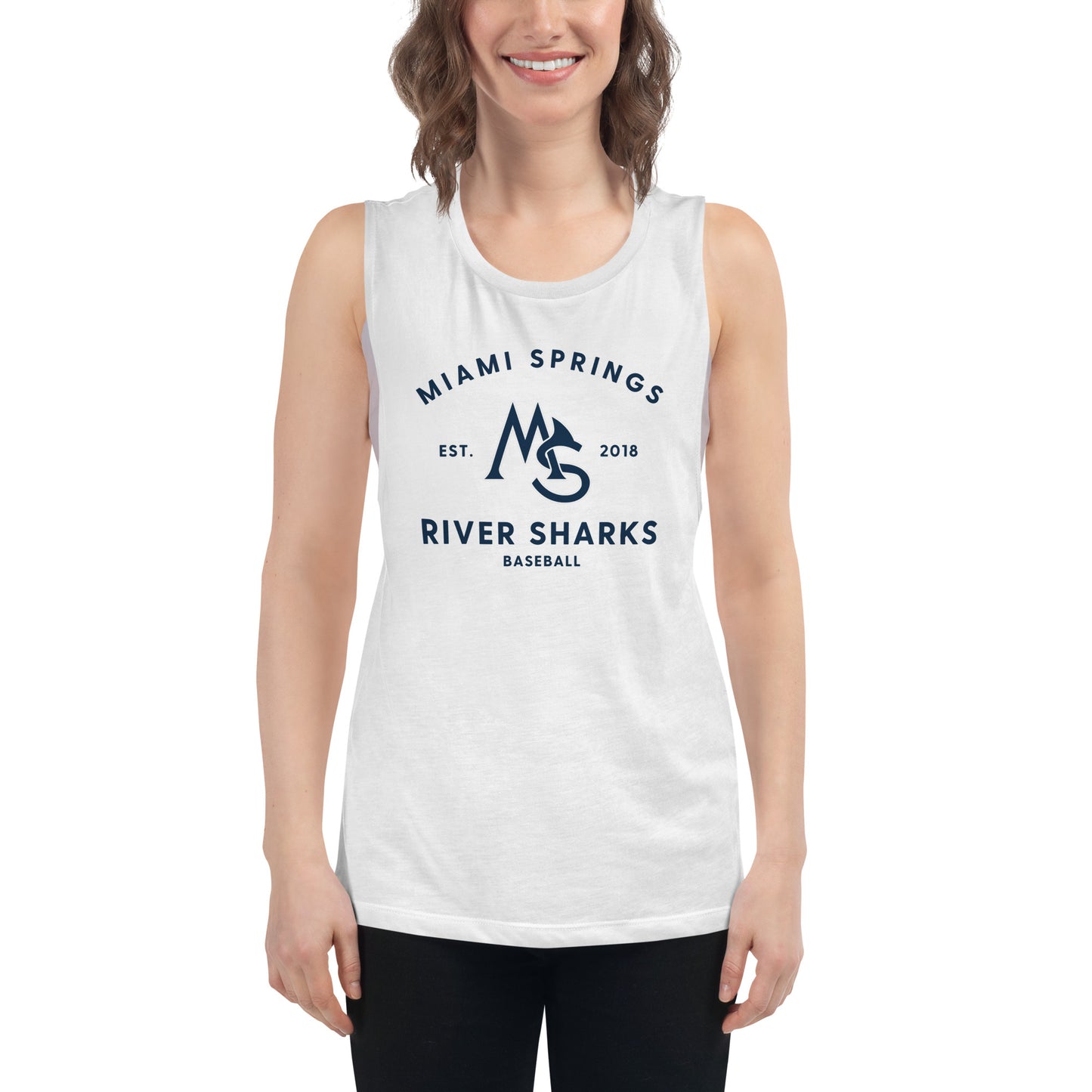 River Sharks Miami Springs Women's Muscle Tank