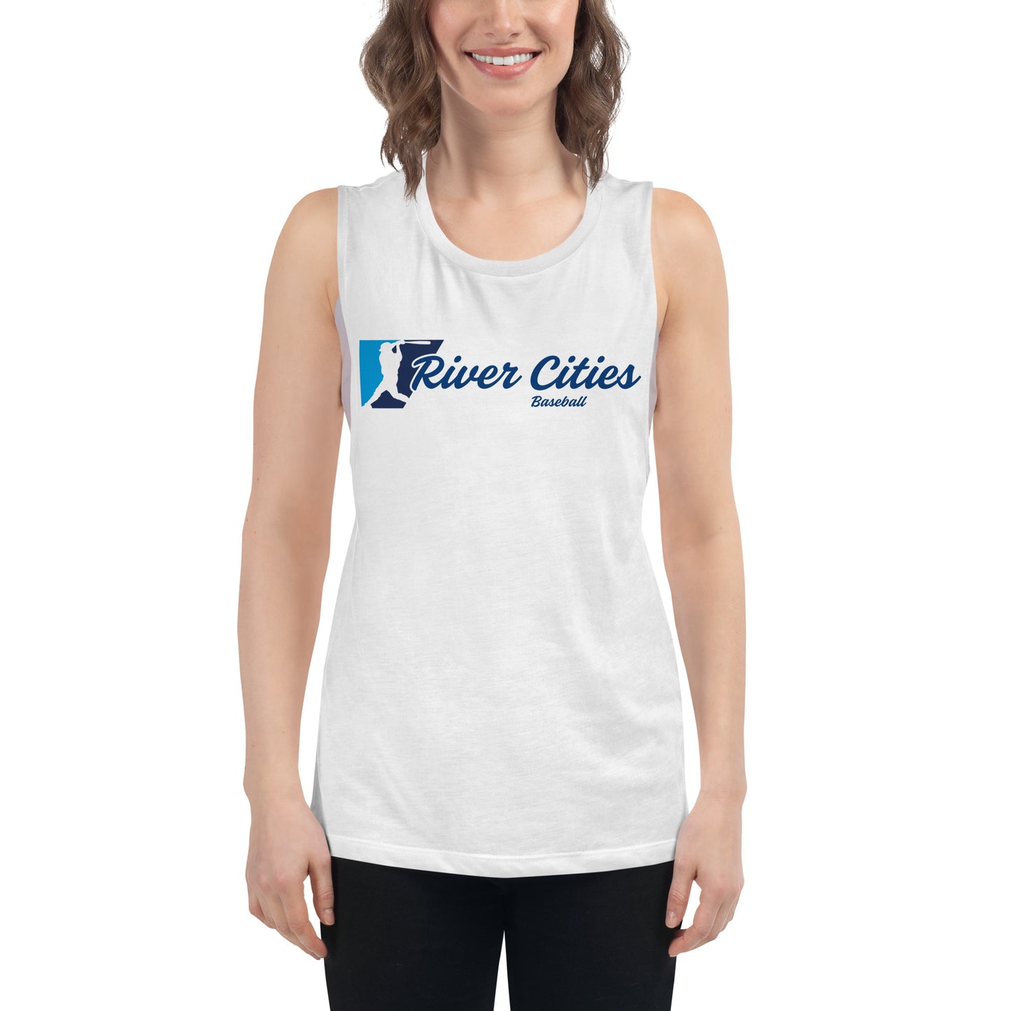 River Cities Script Women's Muscle Tank