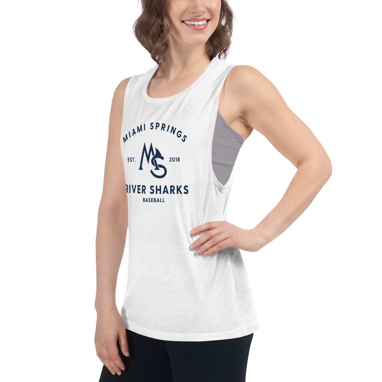 River Sharks Miami Springs Women's Muscle Tank