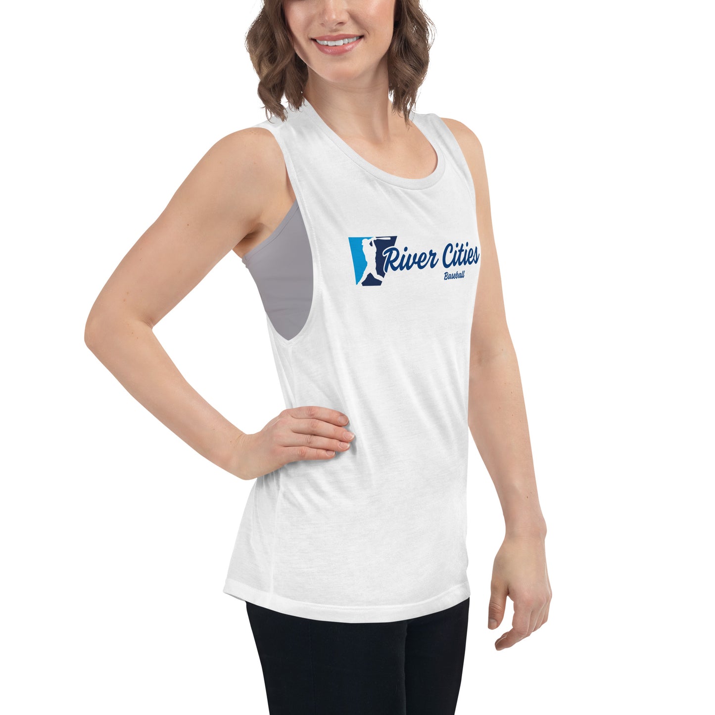 River Cities Script Women's Muscle Tank