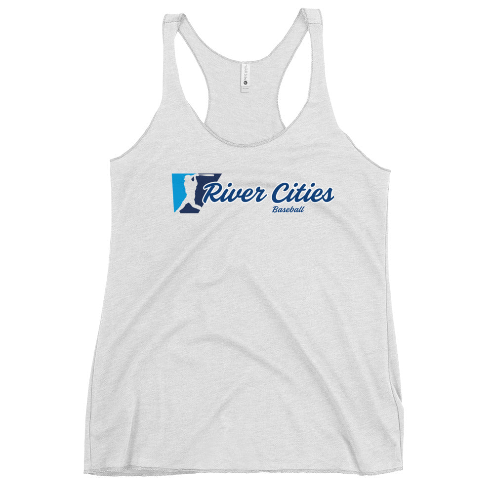 River Cities Script Women's Racerback Tank