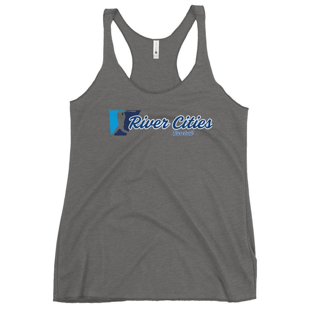 River Cities Script Women's Racerback Tank