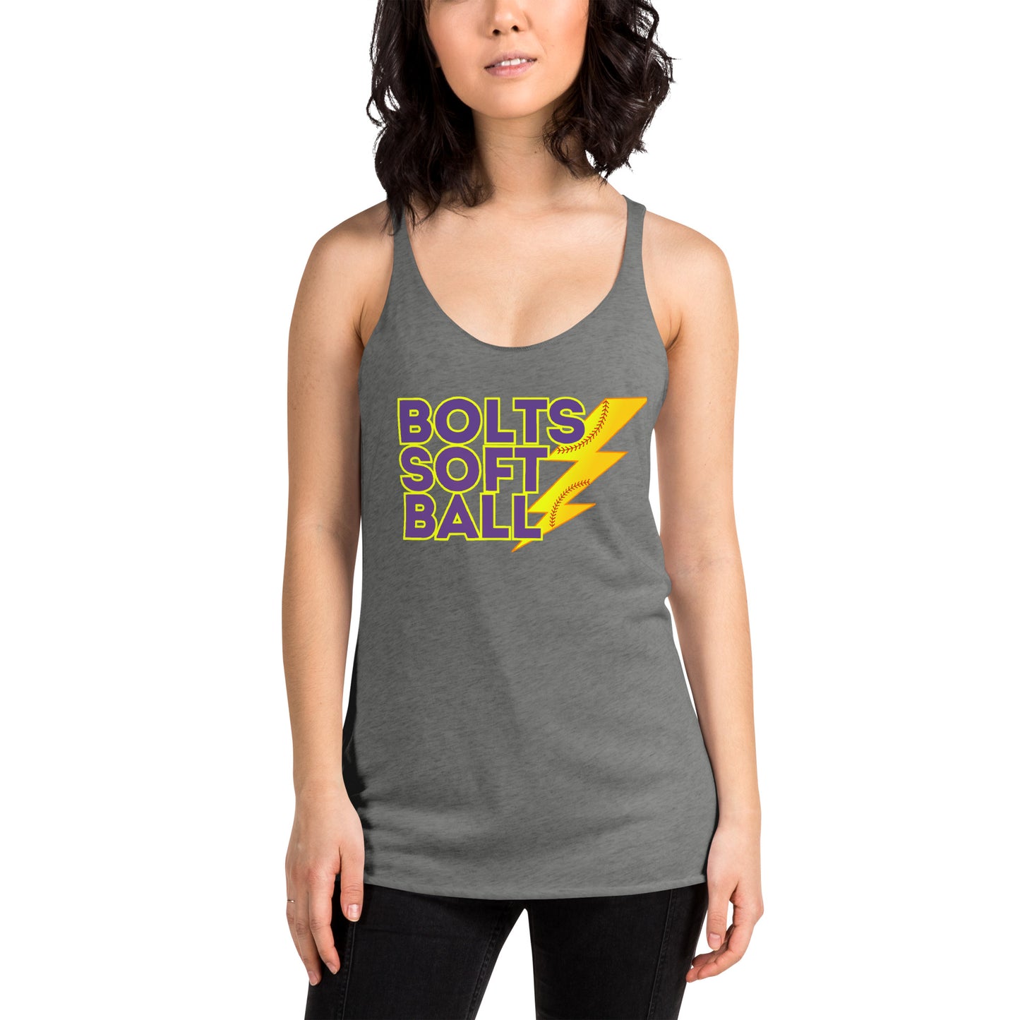 Bolts Power Women's Racerback Tank