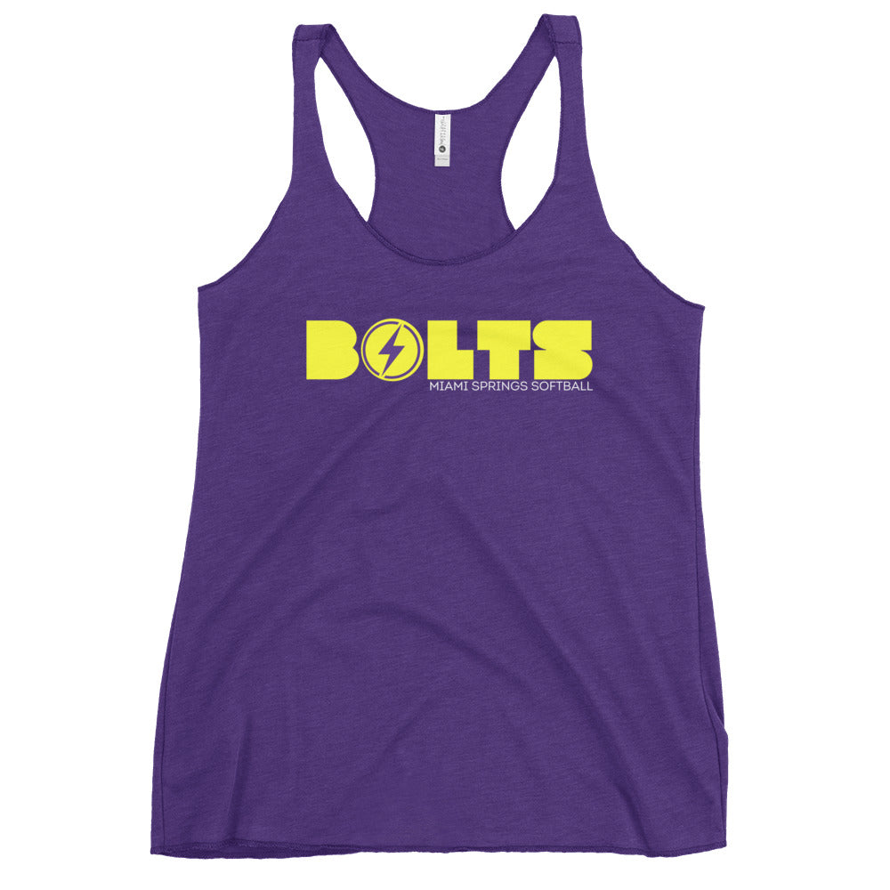 Bolts Bold Women's Racerback Tank