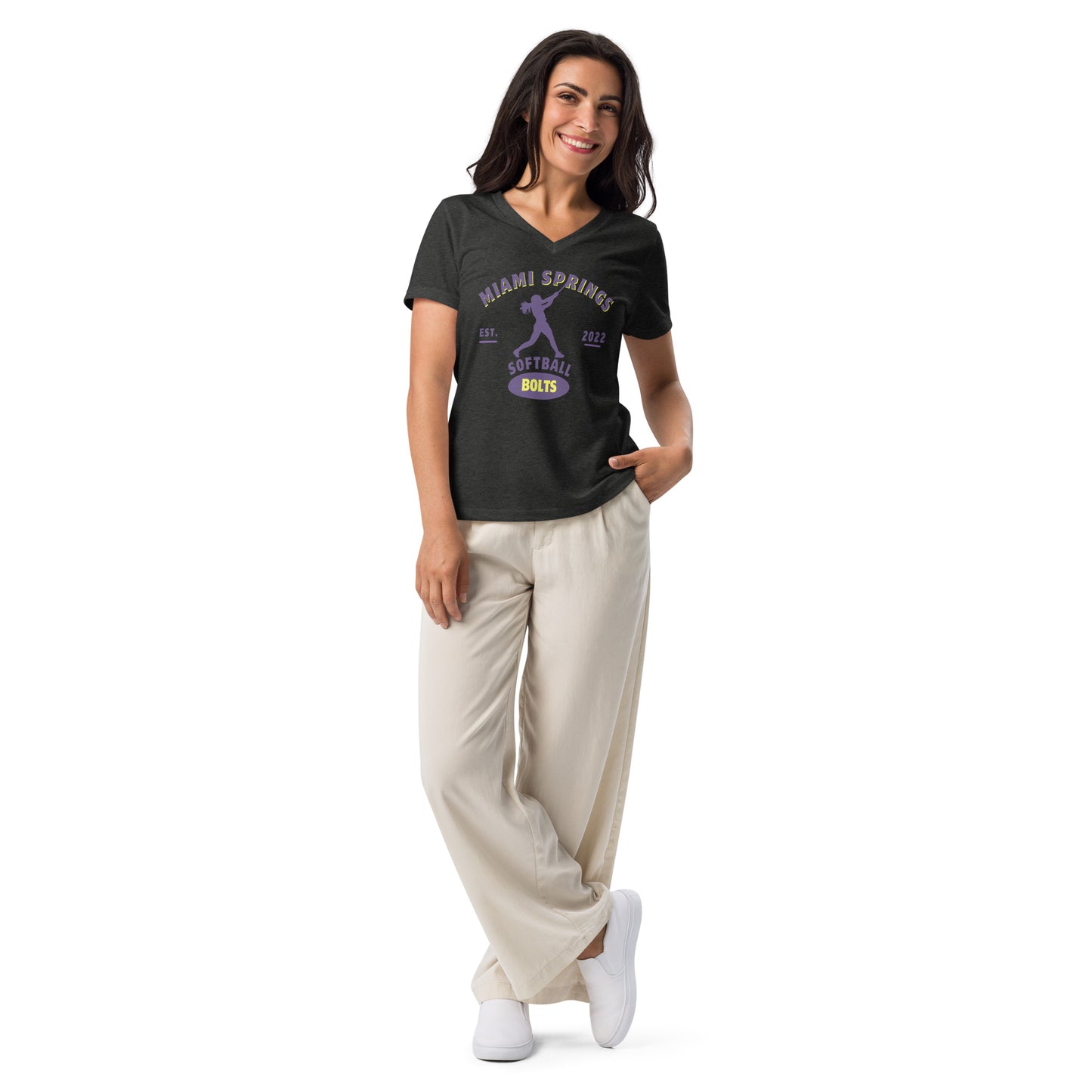 Bolts Classic Women’s V-neck T-shirt