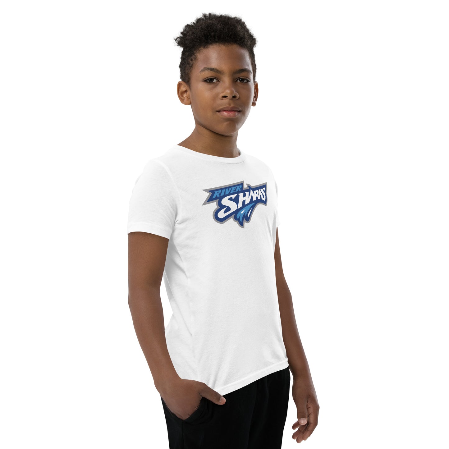 River Sharks Splash Logo Youth T-Shirt